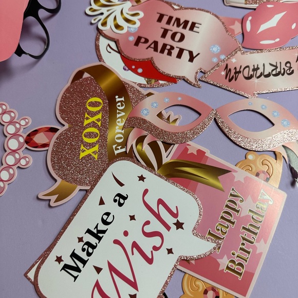 Glamorous princess Birthday party 33 decorations - Picture 6 of 11